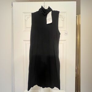 Zara Black turtleneck dress